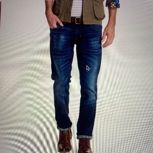 Hudson men's Blake Slim Straight jeans